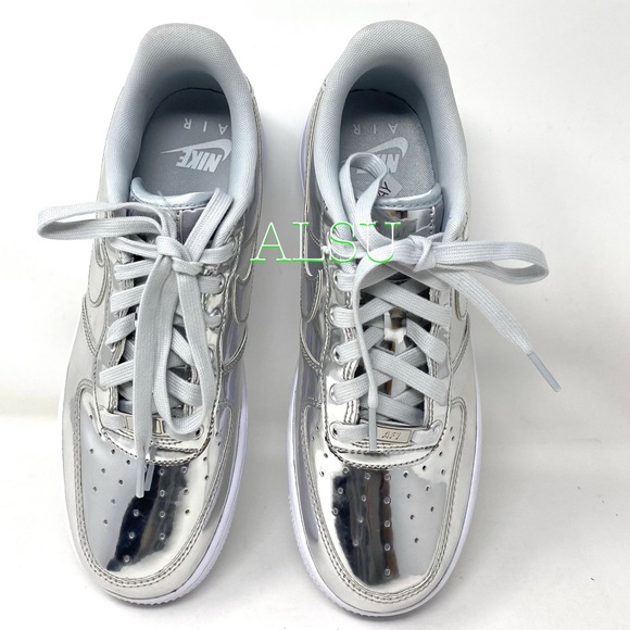 Nike Air Force 1 SP Crome Metallic Women Sneakers - Picture 6 of 10